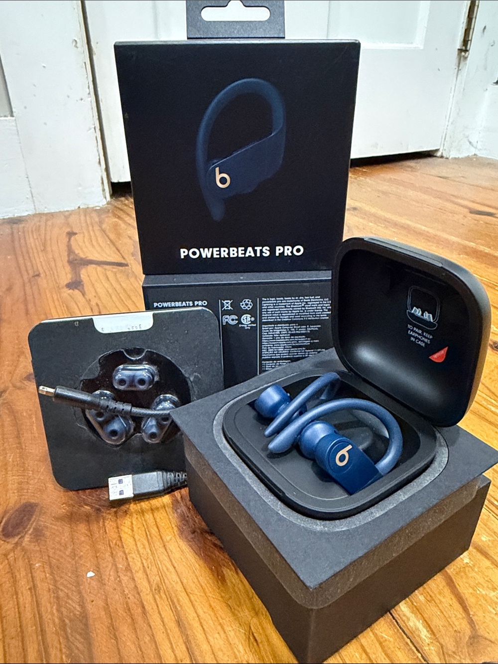 Beats Powerbeats Pro Wireless Earphones — Navy Blue